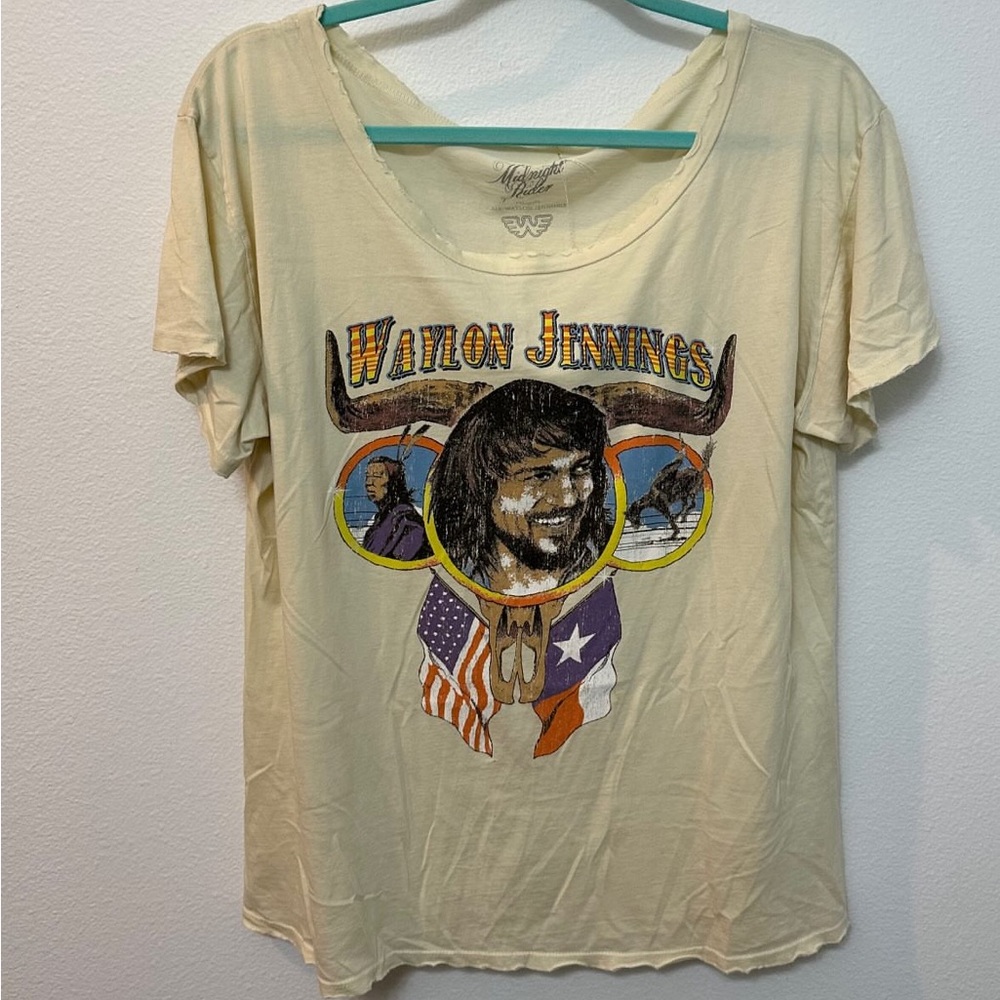 Midnight Rider Waylon Jennings Graphic T-Shirt